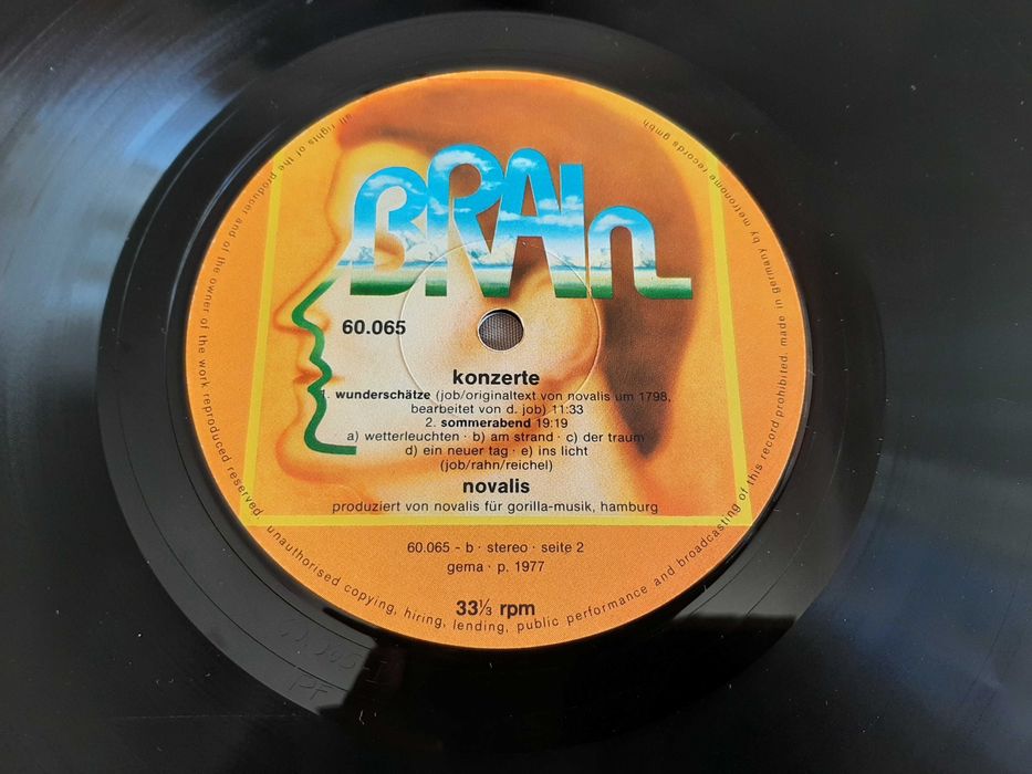 Novalis - Konzerte - Germany - Vinil LP