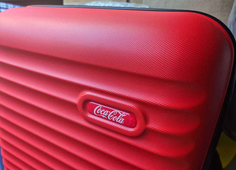 Mala de viagem italiana - Edição Limitada rara Coca cola - 4 rodas