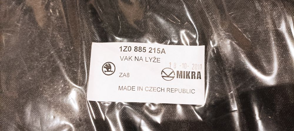 Pokrowiec na narty skoda, audi, VW