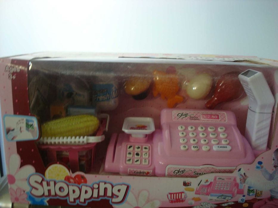 Caixa registadora nova a pilhas