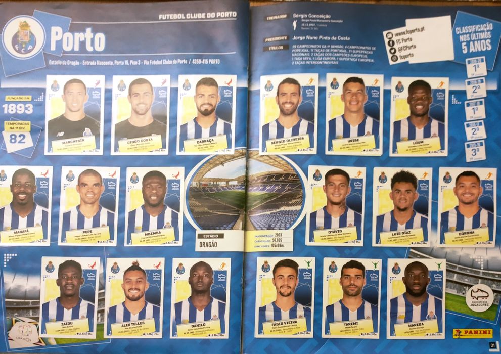 Vendo Caderneta Futebol 2020/2021