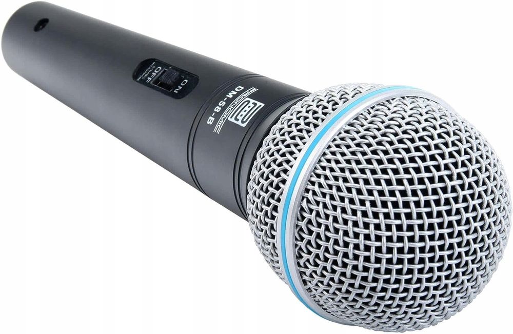 Pronomic DM-58-B mikrofon do śpiewu mowy XLR metalowy