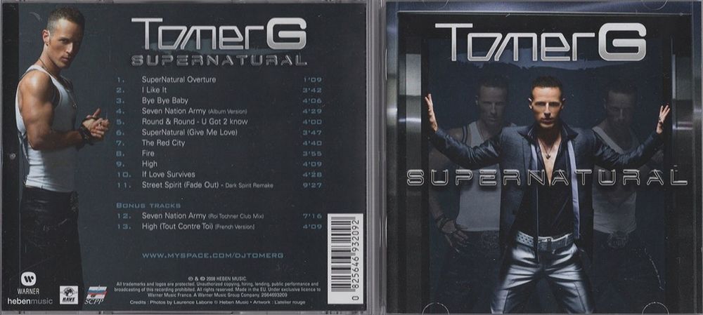 Tomer G - Supernatural - CD