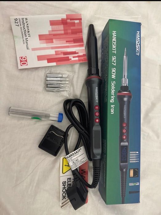 Ferro de soldar digital 90W novo