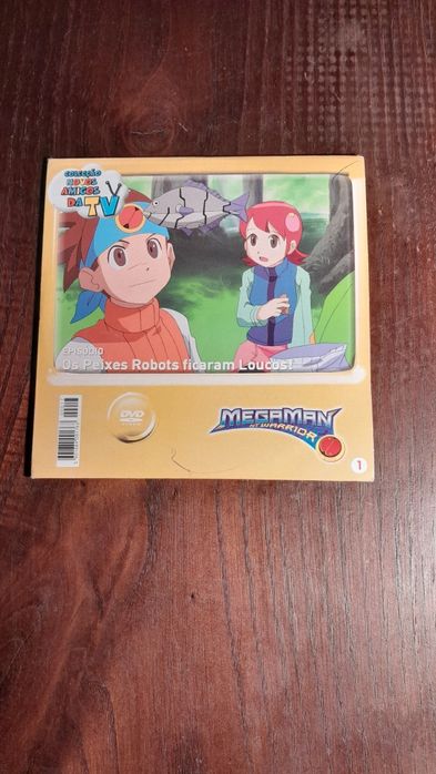 DVD Megaman NT Warrior Os peixes robot ficaram loucos!