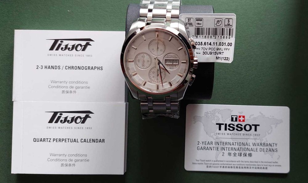 Tissot - Couturier Chronograph Automatic - NOVO