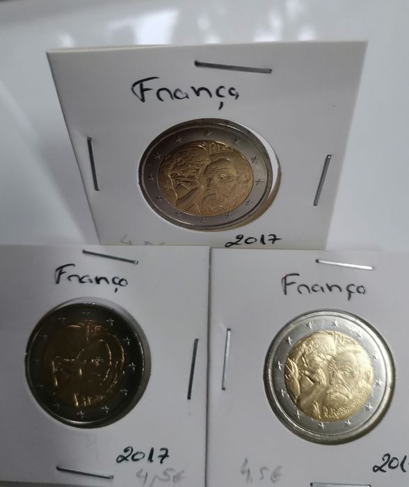 Moeda UNC comemorativa de 2€ - França 2017