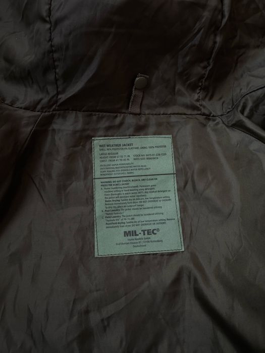 Куртка військова тепла  Mil-Tec  Wet Weather з підкладкою - Olive