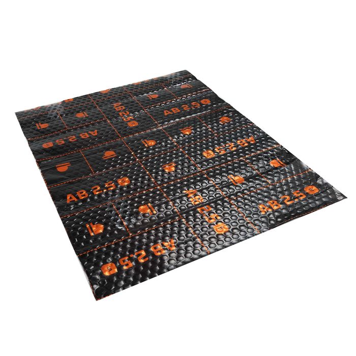 Wygłuszenie samochodu Bitmat Premium mata butylowa auta 2,5mm 25x50 cm