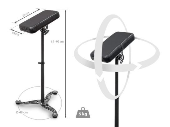 Quirumed- Apoio de braço para tatuagem regulável em bom estado