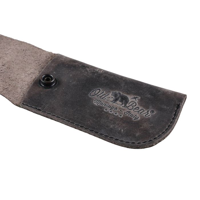 Etui na nóż składany Antonini Old Bear Leather Sheath 160 mm antracyt