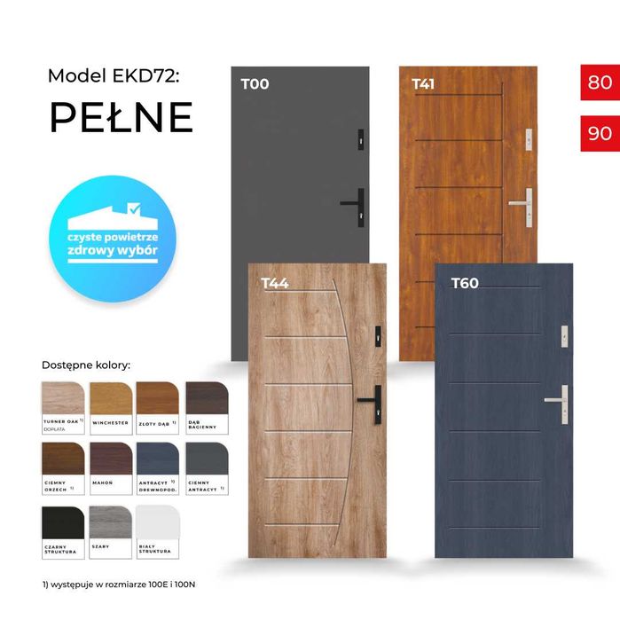 Drzwi zewnętrzne do domu, budynku gosp. mieszkania z montażem