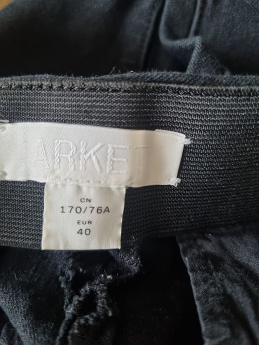 Ciemne spodnie arket rozmiar L 40