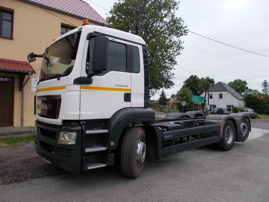 MAN TGS Rama Do Zabudowy // MANUAL // Krótki Rozstaw Osi 420cm // 6x2 Oś Skretna