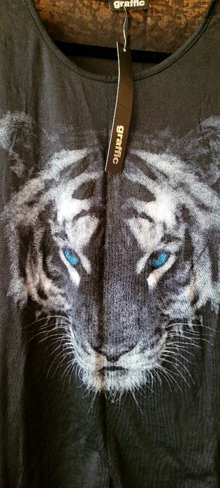 Nowa bluzka z tygrysem XL