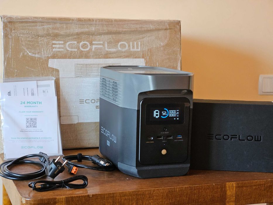 Нова зарядна станція EcoFlow DELTA Mini | Повний комплект