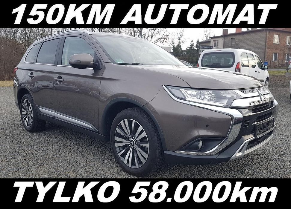 Mitsubishi Outlander 150KM AUTOMAT Zobacz FILM Tylko 58000km Serwis ASO 1 WŁAŚCICIEL