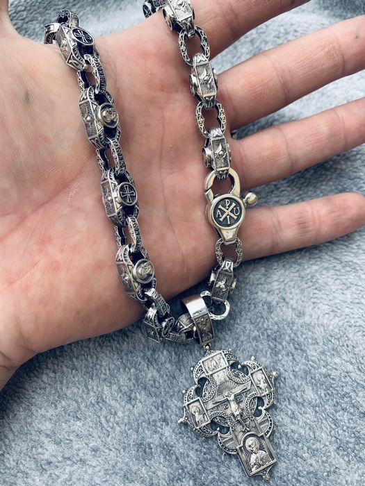 Серебрянная цепь Спаси и Сохрани