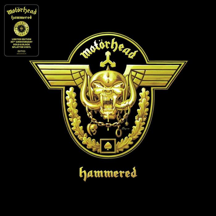 Motörhead - Hammered (2002/2022) Yellow & Black Splatter vinyl