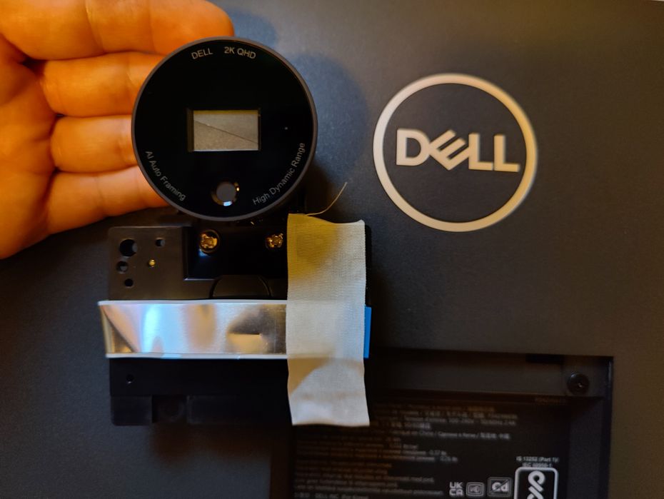 Kamera 2K QHD Dell P3424WEB AI Auto Framing Windows Hello – sprawna