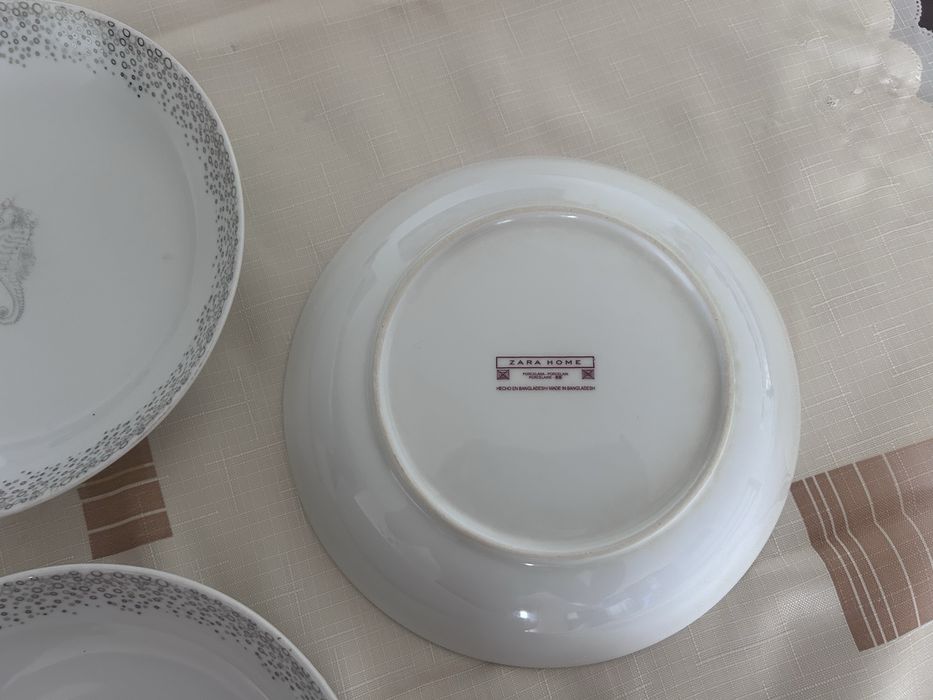 Pratos da Zara Home + oferta 2 copos de GIN