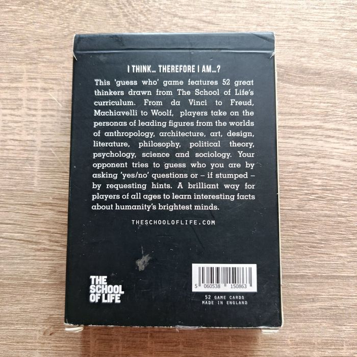 The Thinker game Настільна гра