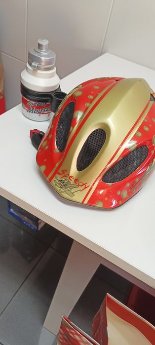 Capacete e bidon Speed Mouse
