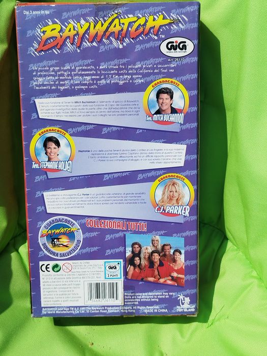 Figura da boneca Pamela Anderson.  Baywatch de 1997
