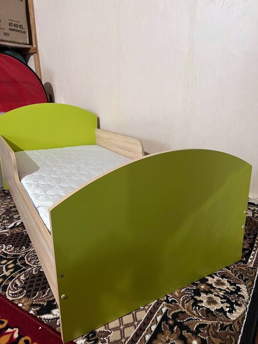 Дитяче односпальне ліжко + матрац Flex 2 в 1 Kokos