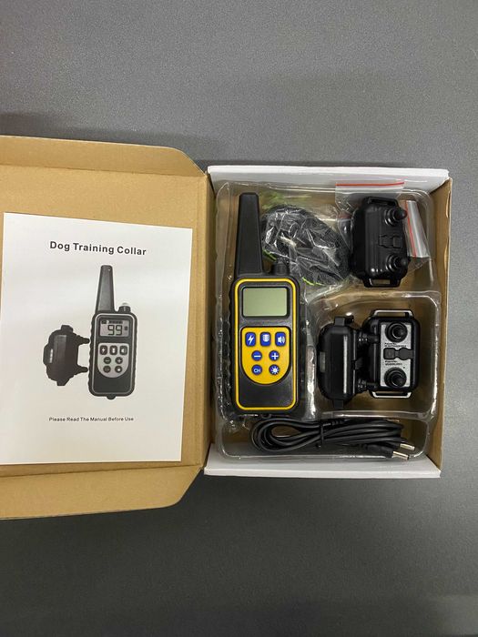 Coleira de adestramento 800m (3 cães em simultâneo)