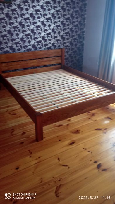 Łóżko jesion plus stelaż 160x200