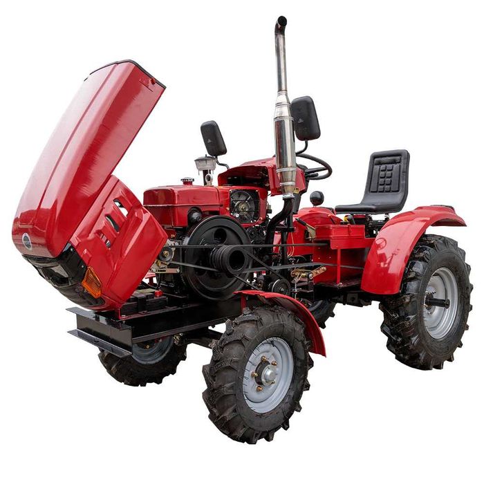 Трактор KENTAVR 200B в комплекті з навісним механізмом і фрезою