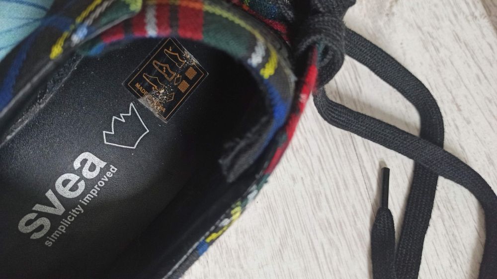 Sneakersy Svea- charlie blue check