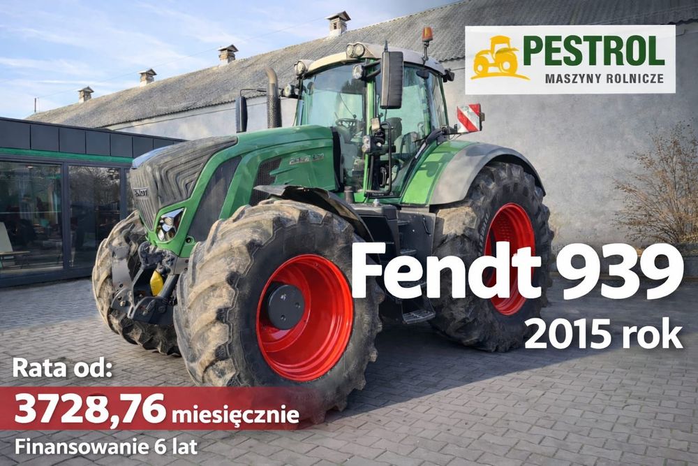 Fendt 939 vario profi plus  Fendt 939 Vario PROFI PLUS RUFA, 396 KM, 7.8 L silnik, opony 900-tki