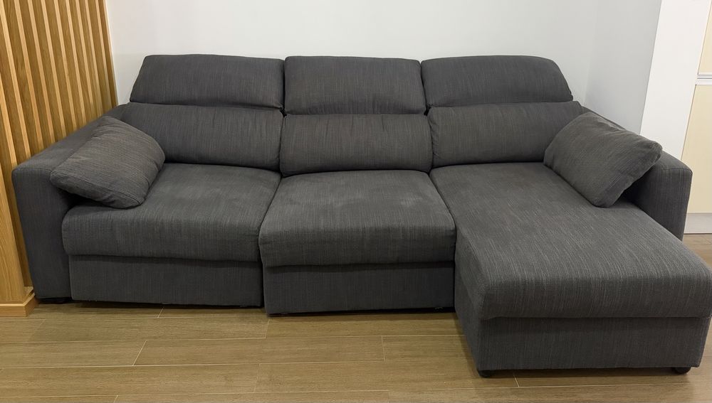 Sofá 3 lugares c/chaise longue, ESKILSTUNA
