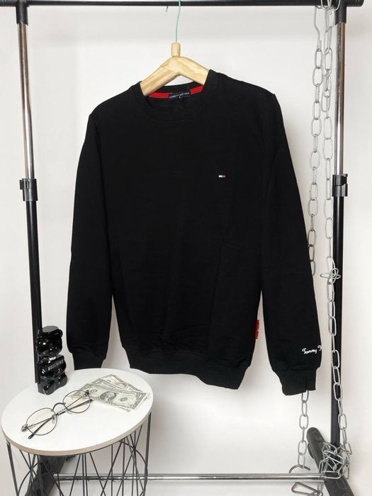 55-67кг! Распродажа ! Свитшот Tommy Hilfiger мужской реглан батник