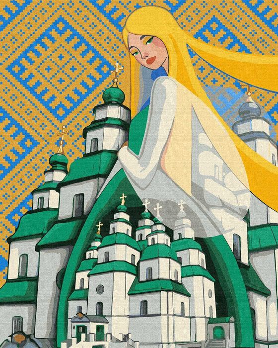 Набір для розпису по номерах. "Берегиня Свято-Троїцького Собору"