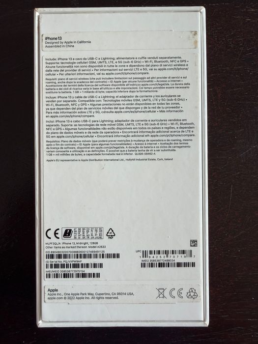 Iphone 13 - 128Gb Midnight