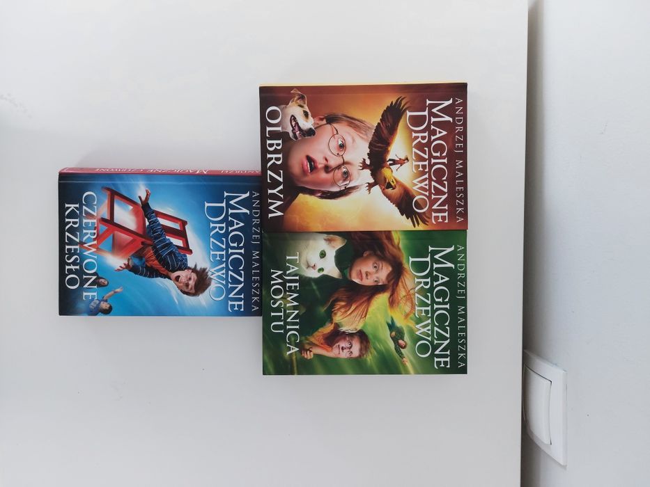 Nowe książki magiczne drzewo czerwone krzesło, olbrzym tajemnica mostu