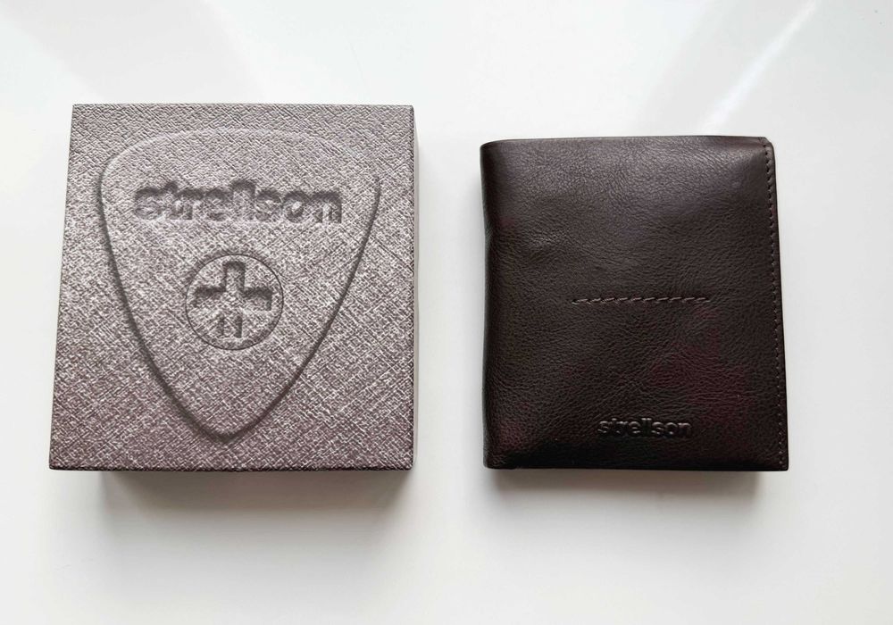Portfel skórzany Strellson COLEMAN 2.0 Billfold Q5 kolor dark brown 702 - ciemnobrązowy