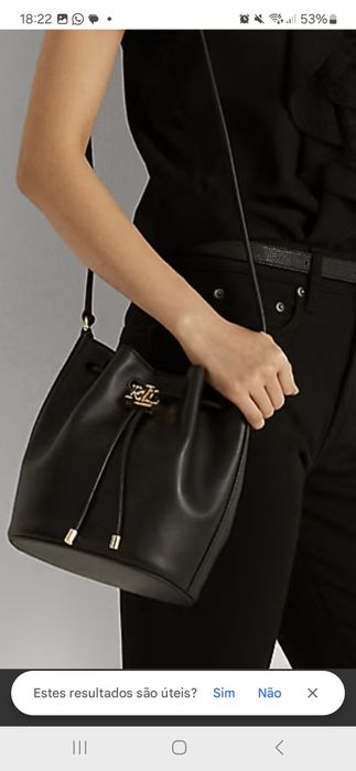 Mala Ralph Lauren original, em pele