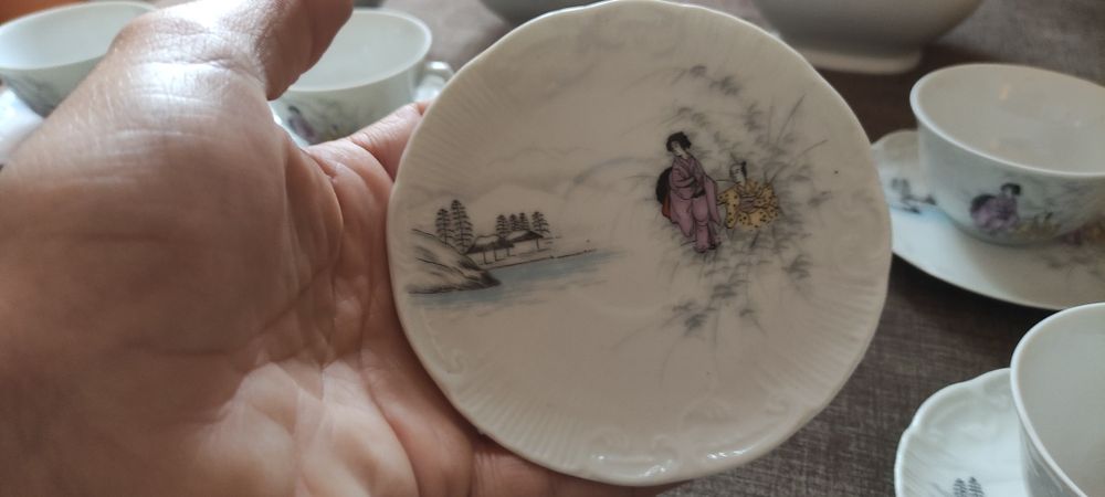 Serviço de chá em porcelana vista alegre