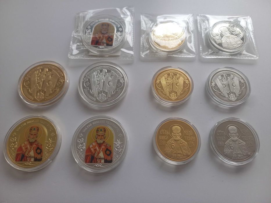 Медаль “Святитель Миколай Чудотворець” золочення Монетний Двір Княжий