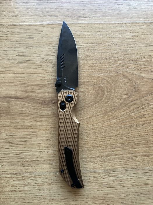 Nóż, scyzoryk Tenable Eaglestrike aluminium, diamentowy wzorzec