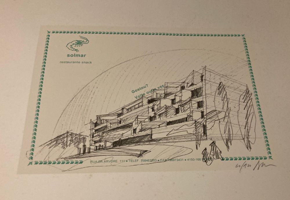 Serigrafia Assinada Souto Moura