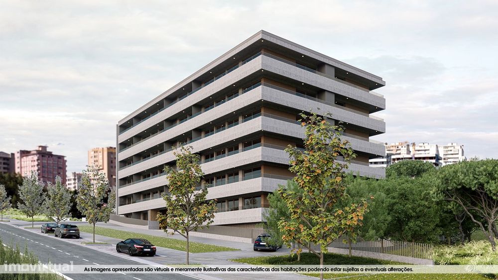 T2 Novo c/ Lugar de Garagem em Mafamude (El Corte Inglês) — Mafamude E Vilar Do Paraíso, Porto
