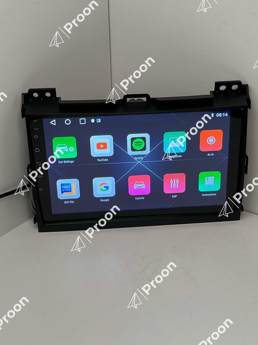 Auto Radio Toyota Prado 120 Android 2Din Ano 2004 até 2009