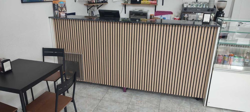 Balcão para bar restaurante hotel.