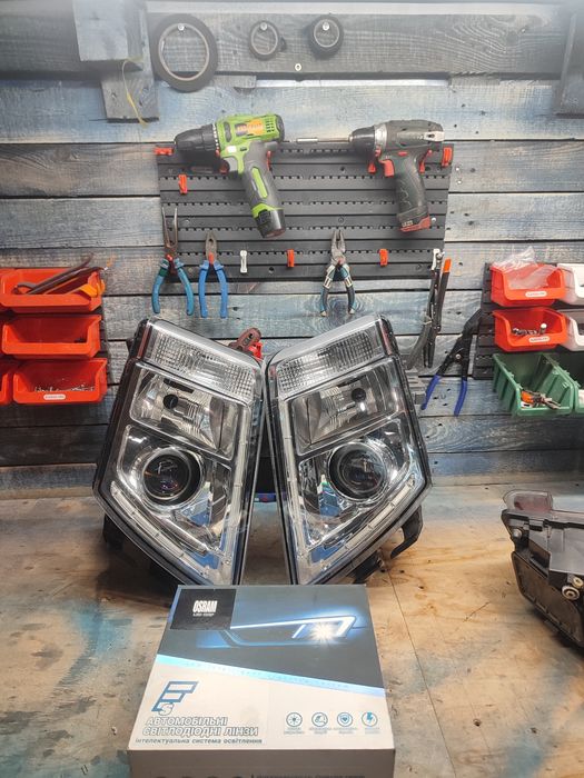 Фари Вольво Volvo FH BI LED супер світло гарантія 2 роки