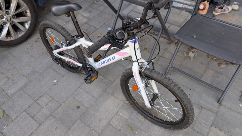 Rower dziecięcy Kross LEA MINI 3.1 LIGHT koło 20 " biały